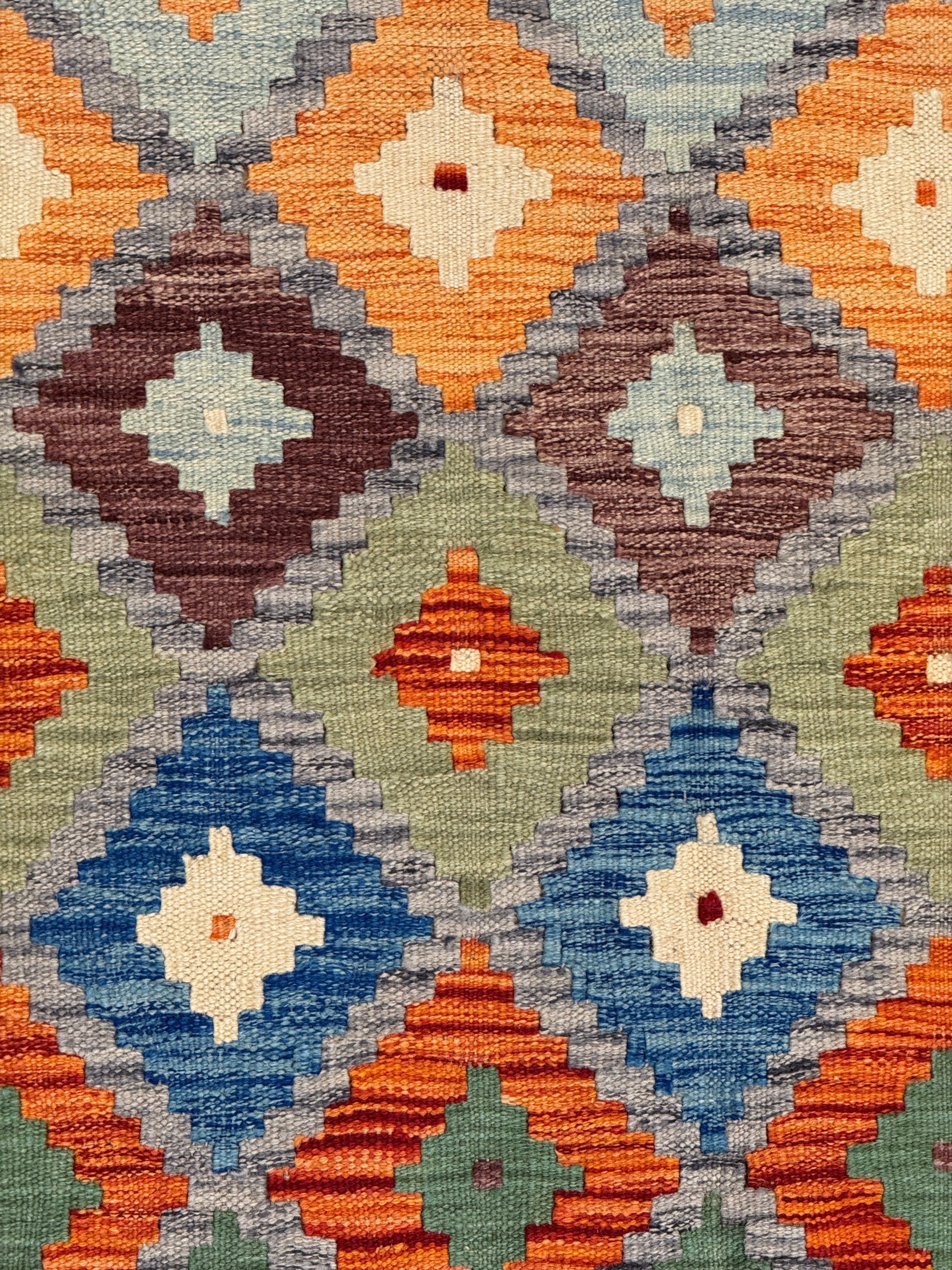 Chobi Kilim Rug - 194 cm x 155 cm