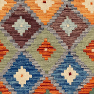 Chobi Kilim Rug - 194 cm x 155 cm