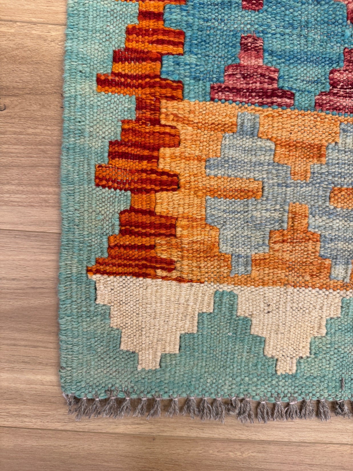 Chobi Kilim Rug - 194 cm x 155 cm
