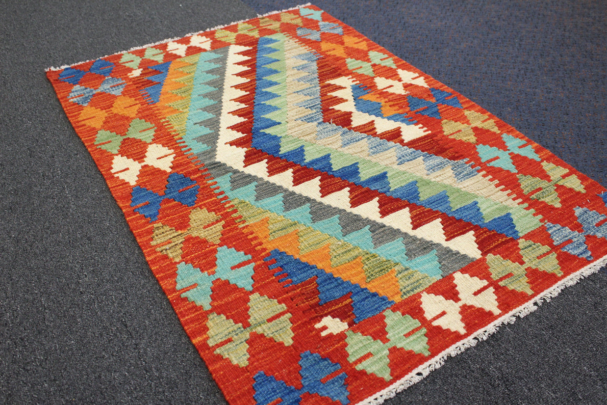 Chobi Kilim Rug  - 118 cm x 82 cm