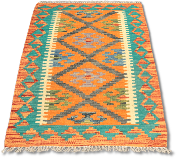 Chobi Kilim Rug  - 87 cm x 53 cm