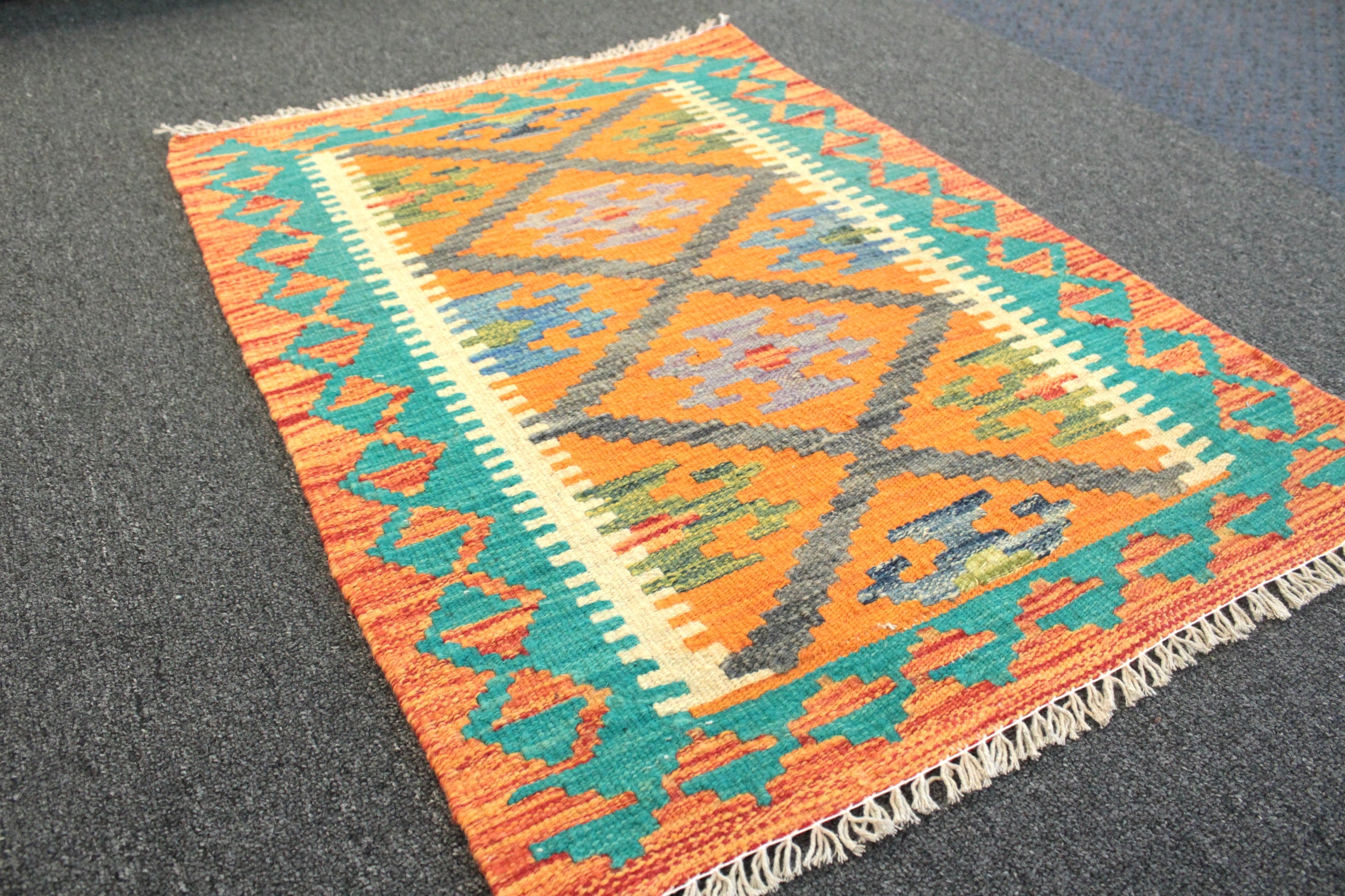 Chobi Kilim Rug  - 87 cm x 53 cm