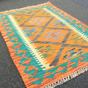 Chobi Kilim Rug  - 87 cm x 53 cm