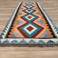 Chobi Kilim Rug - 192 cm x 67 cm