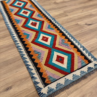 Chobi Kilim Rug - 192 cm x 67 cm