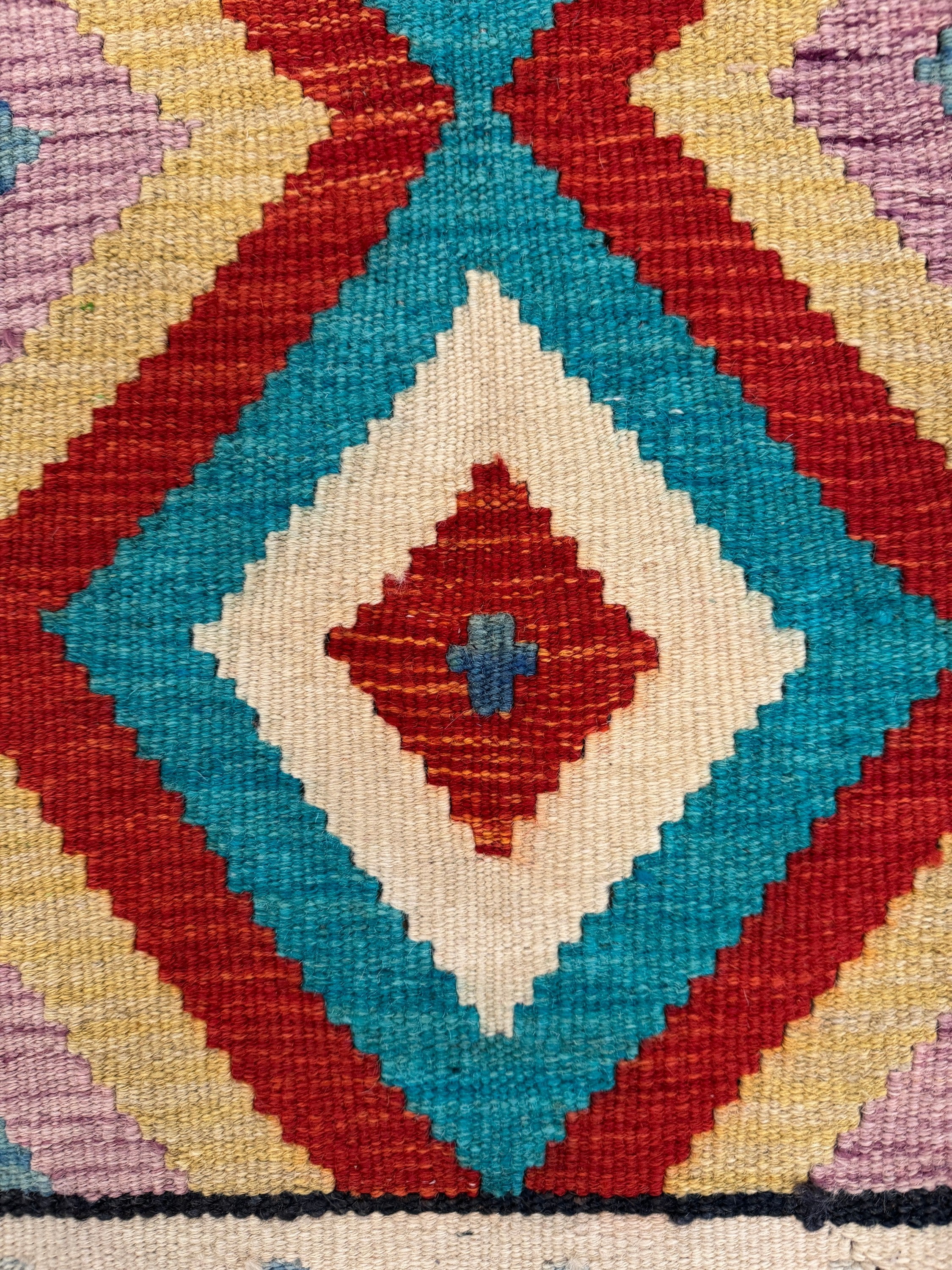 Chobi Kilim Rug - 192 cm x 67 cm