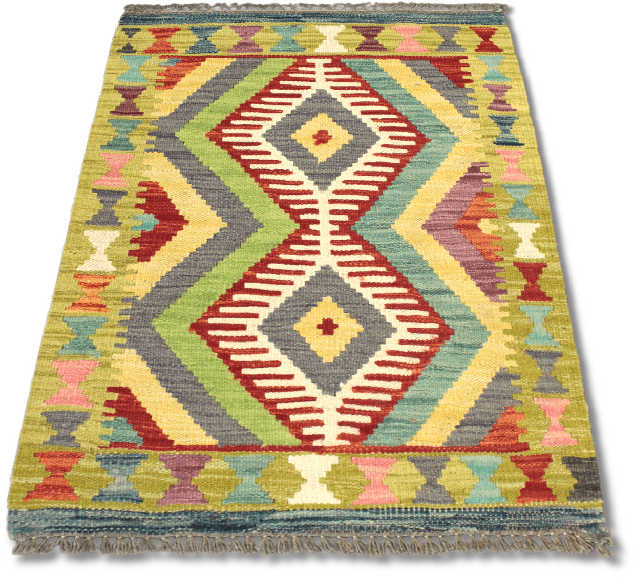 Chobi Kilim Rug  - 82 cm x 59 cm