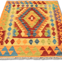 Chobi Kilim Rug  - 78 cm x 70 cm