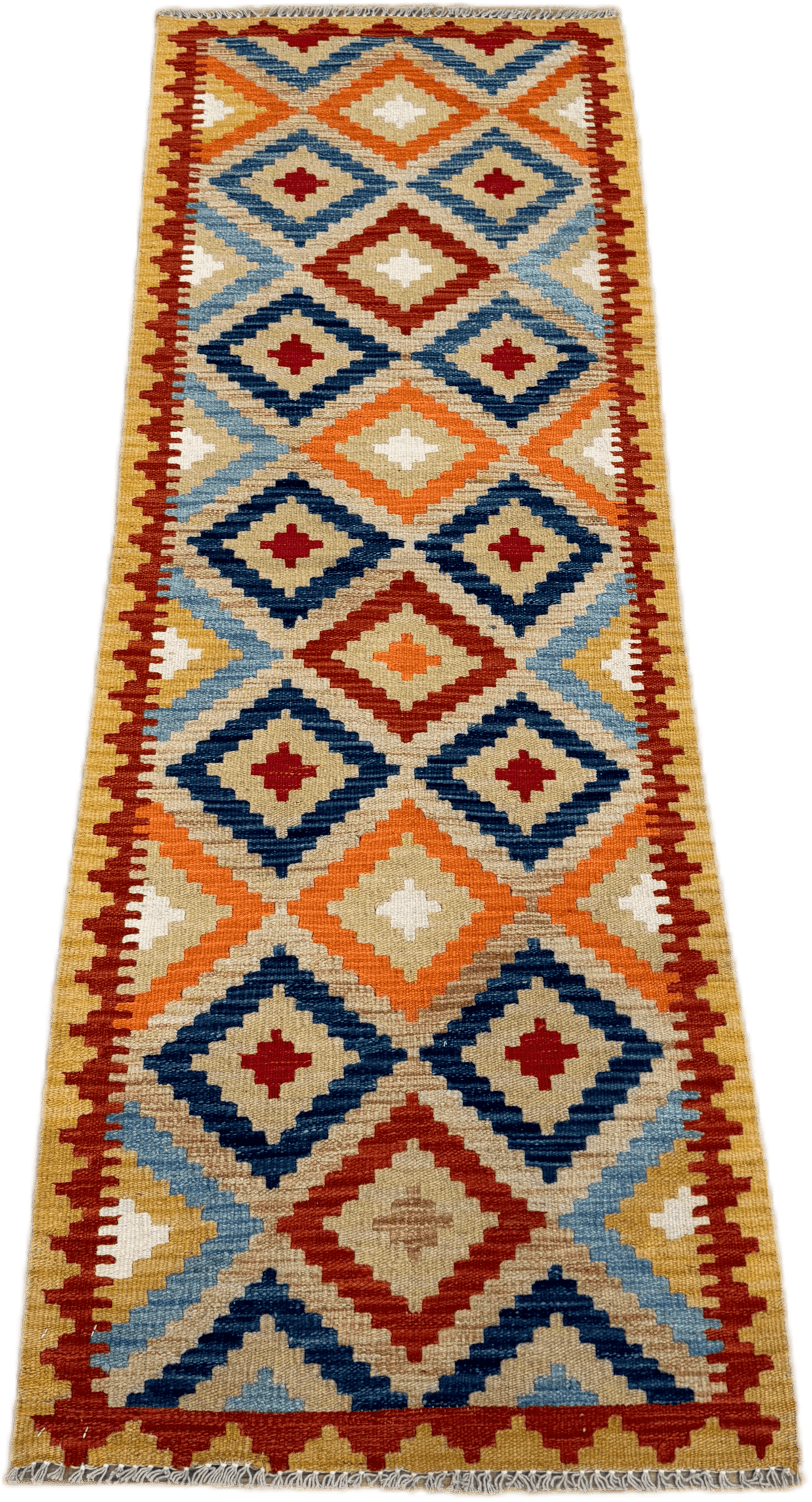 Chobi Kilim Rug - 199 cm x 66 cm