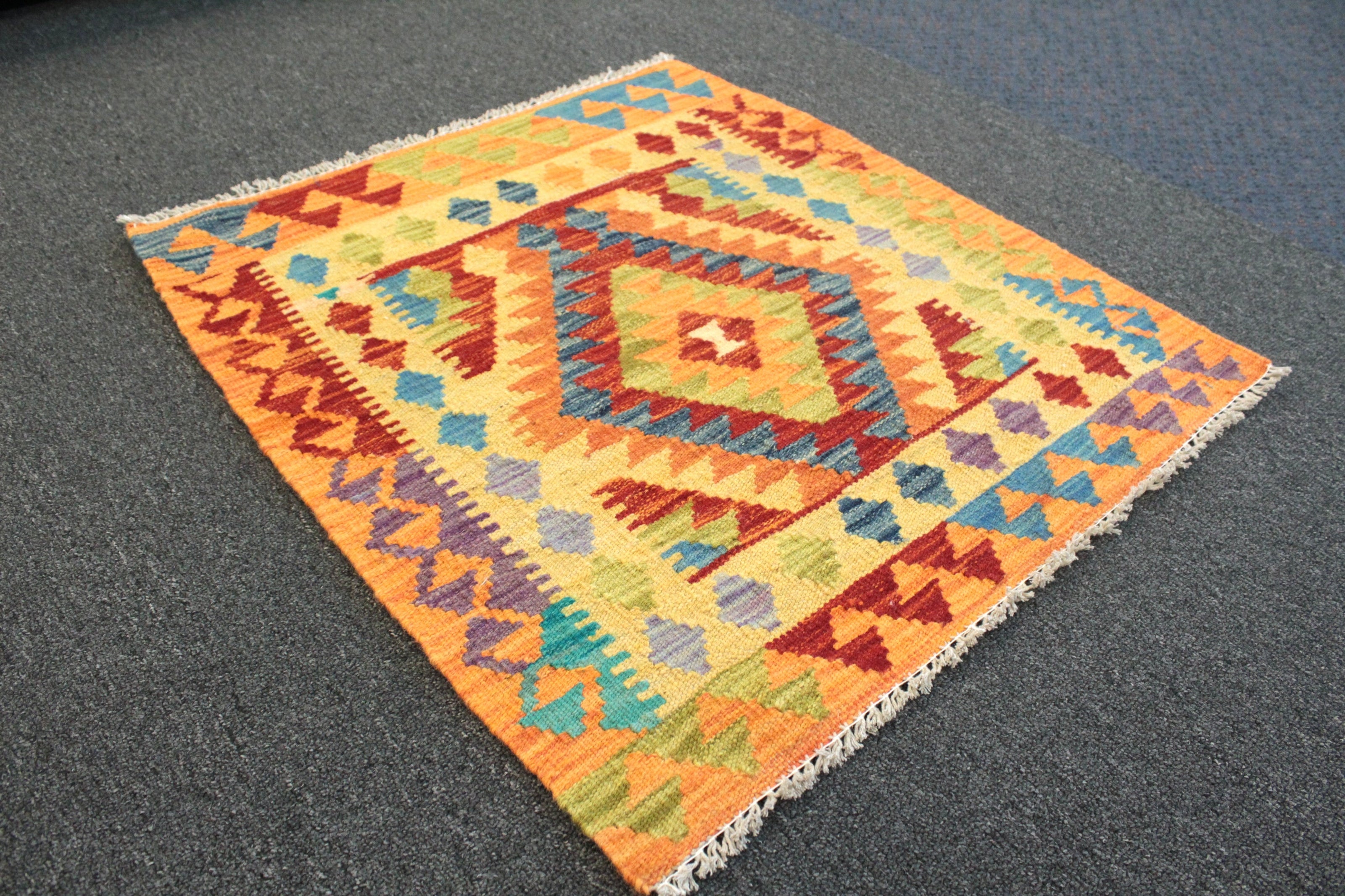 Chobi Kilim Rug  - 78 cm x 70 cm