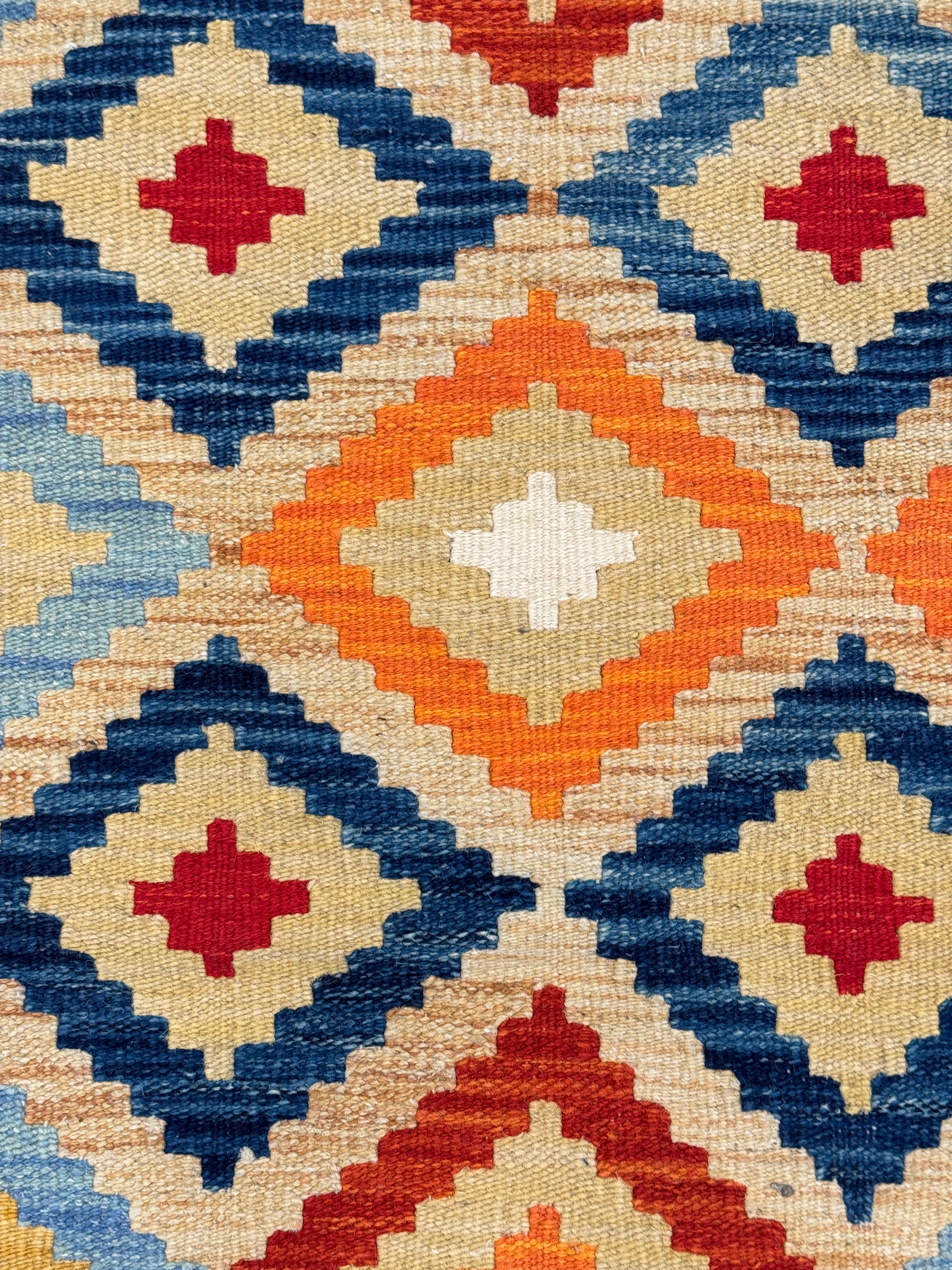 Chobi Kilim Rug - 199 cm x 66 cm