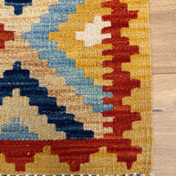 Chobi Kilim Rug - 199 cm x 66 cm