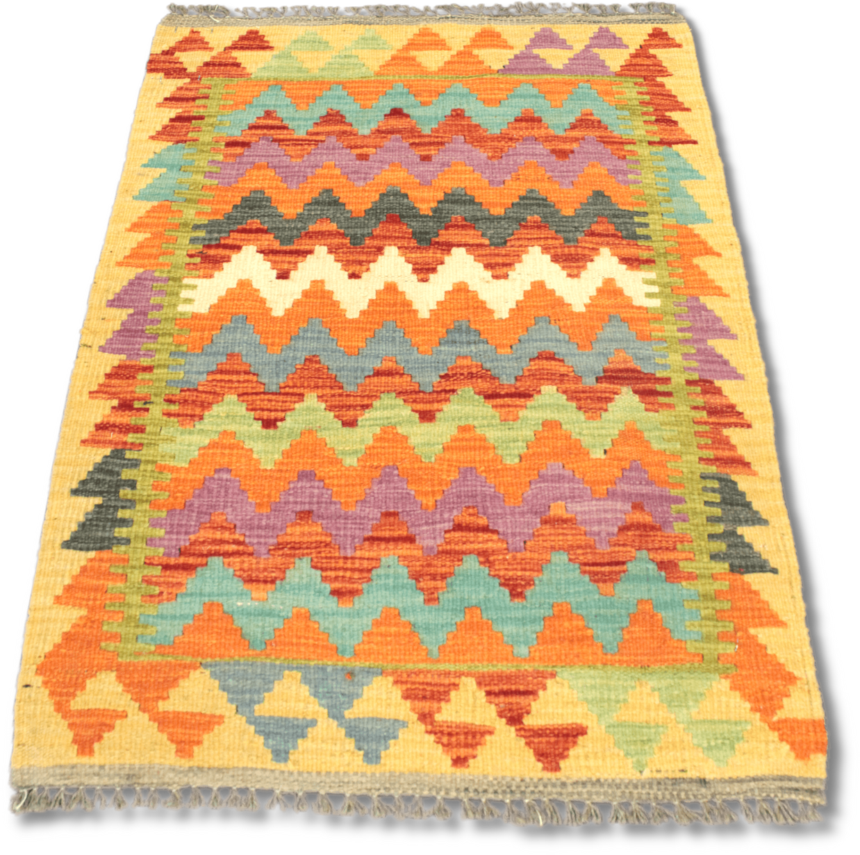Chobi Kilim Rug  - 94 cm x 63 cm