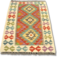 Chobi Kilim Rug  - 88 cm x 61 cm