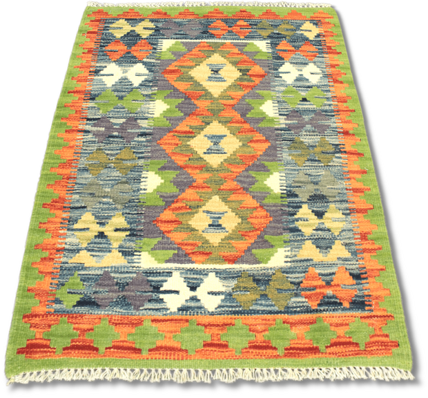 Chobi Kilim Rug  - 88 cm x 61 cm