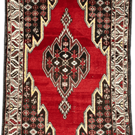 Vintage Hamadan Rug - 200 cm x 132 cm