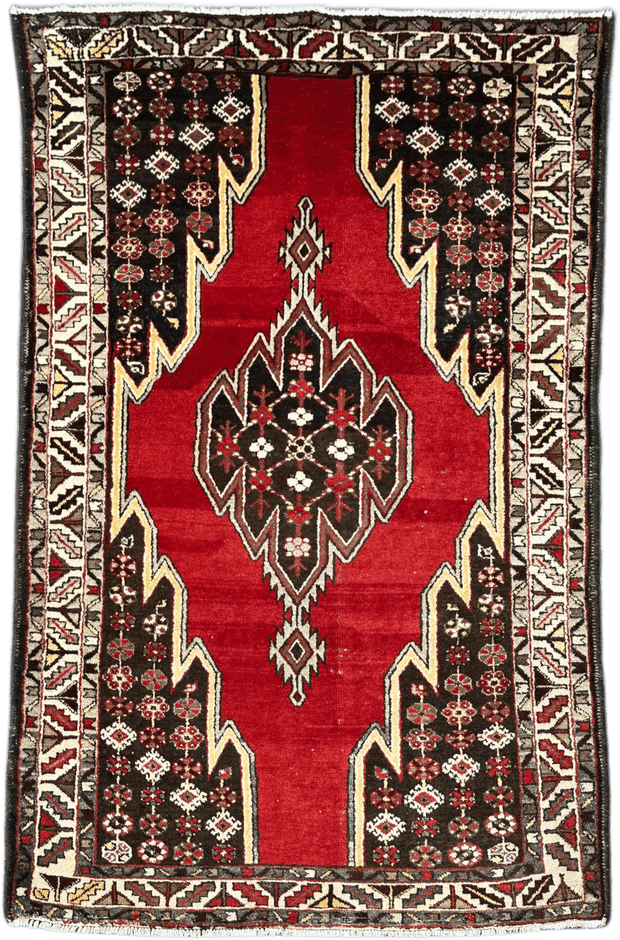 Vintage Hamadan Rug - 200 cm x 132 cm