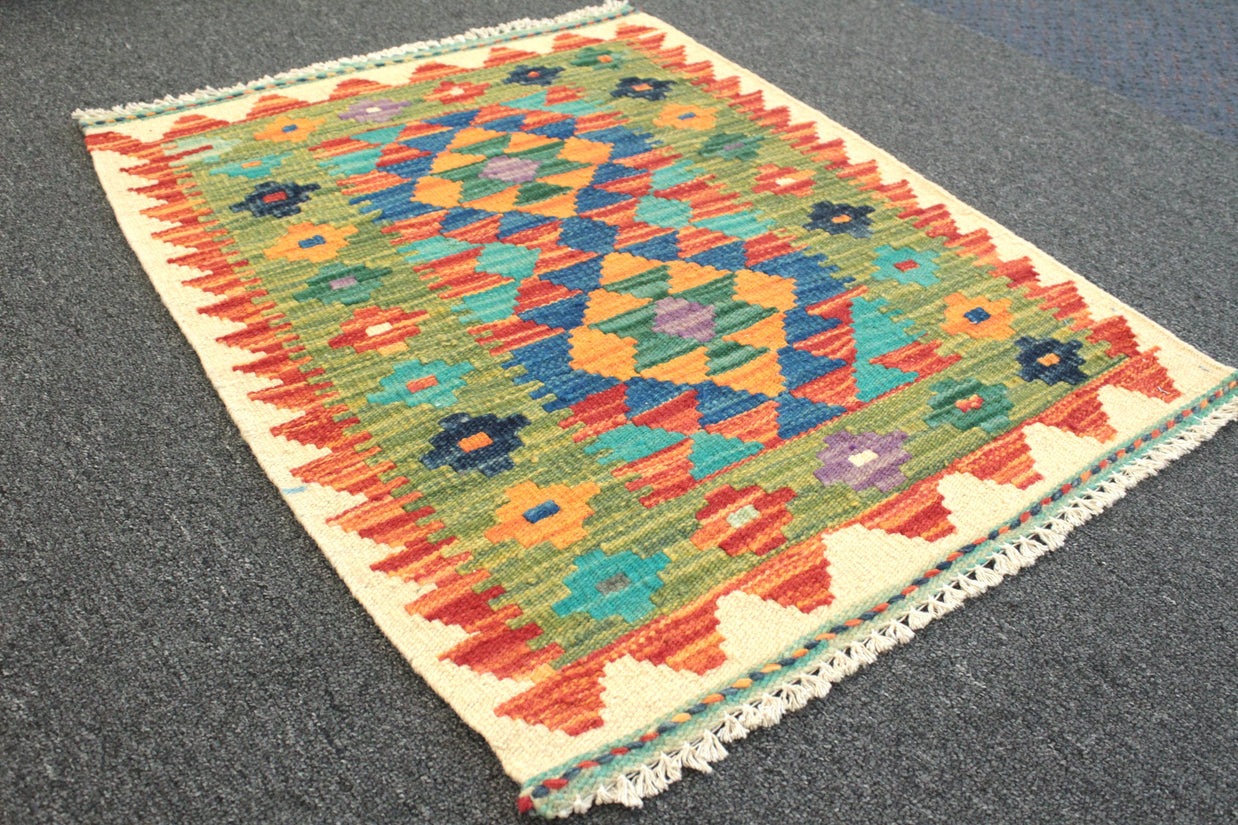 Chobi Kilim Rug  - 82 cm x 64 cm