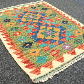 Chobi Kilim Rug  - 82 cm x 64 cm