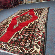 Vintage Hamadan Rug - 200 cm x 132 cm