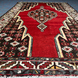 Vintage Hamadan Rug - 200 cm x 132 cm