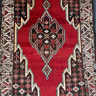 Vintage Hamadan Rug - 200 cm x 132 cm