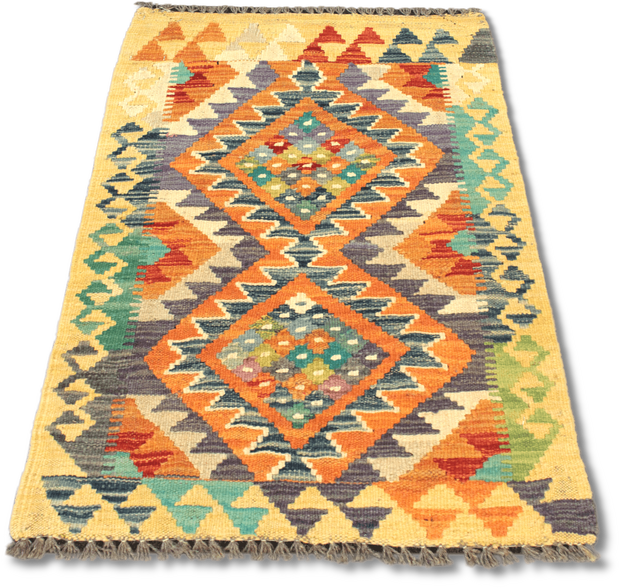 Chobi Kilim Rug  - 85 cm x 55 cm