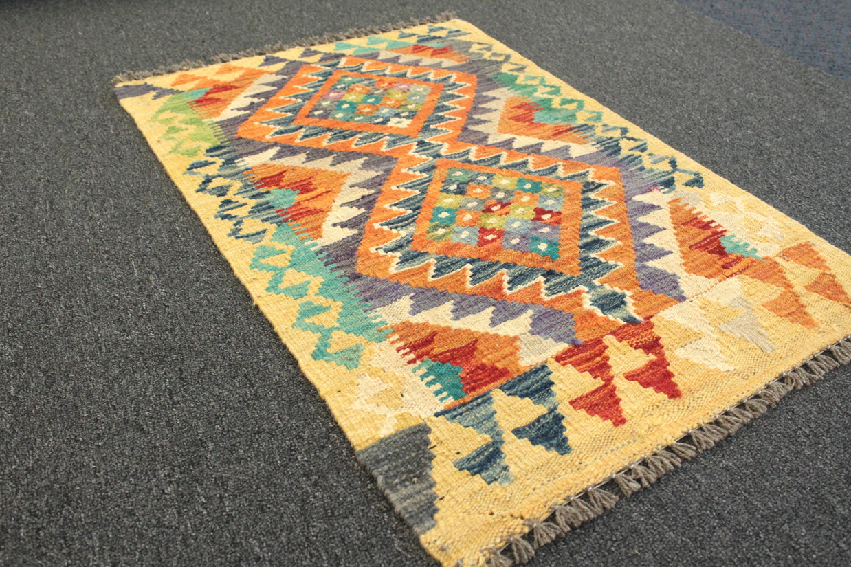 Chobi Kilim Rug  - 85 cm x 55 cm