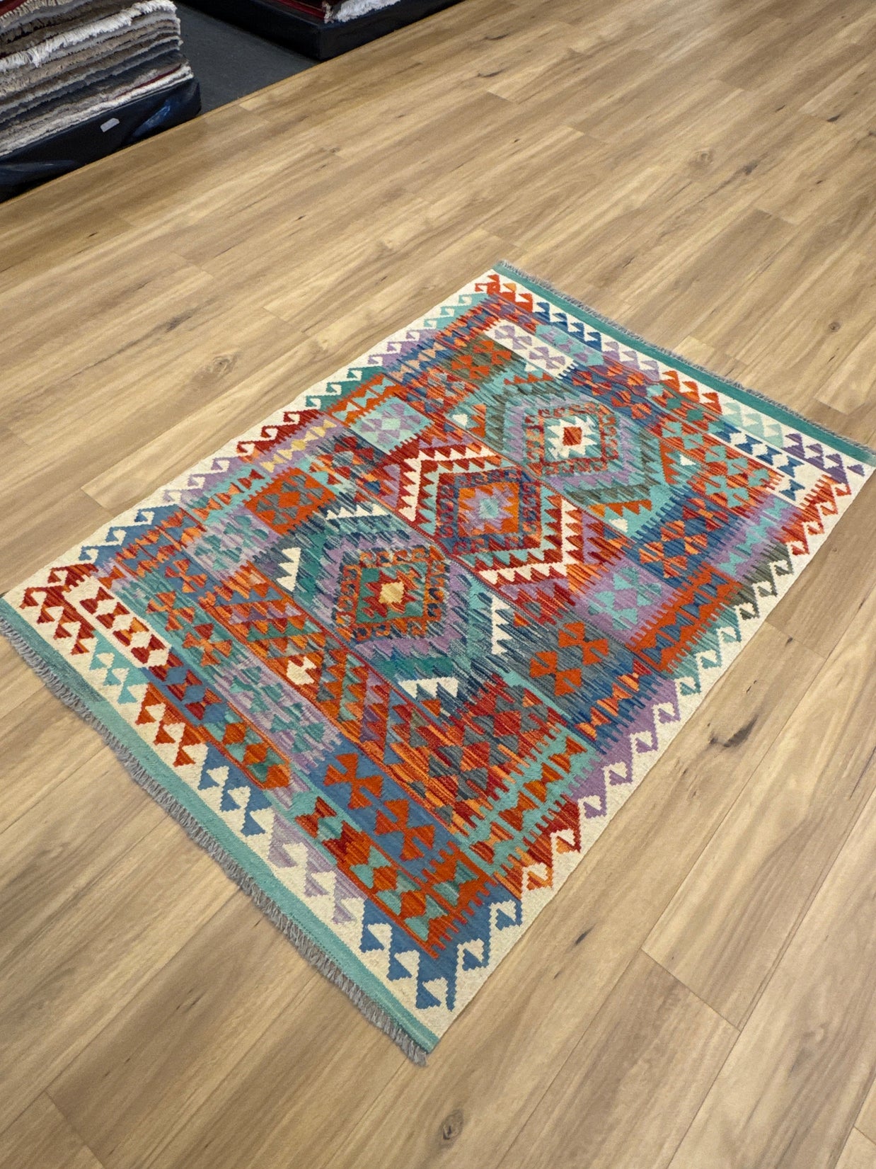 Chobi Kilim Rug - 170 cm x 124 cm