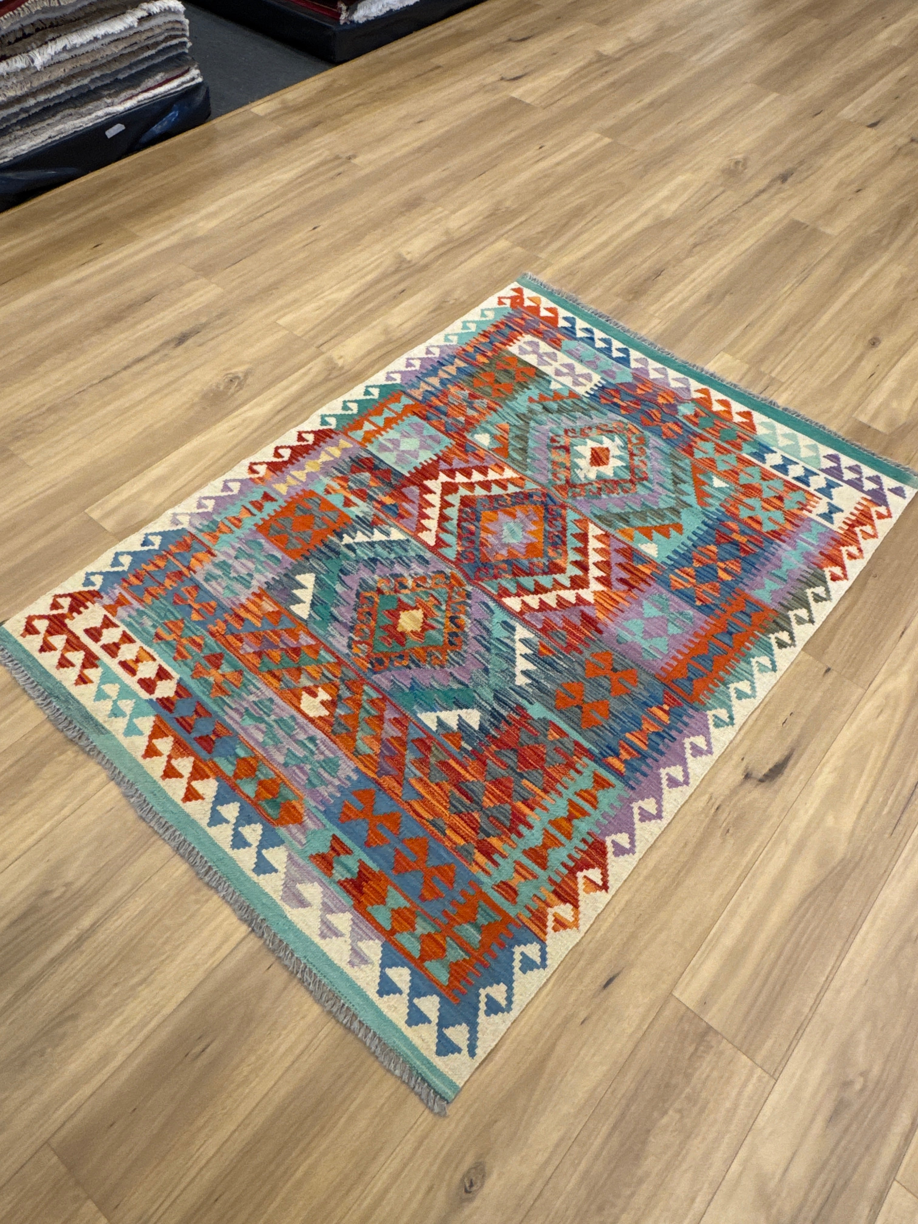 Chobi Kilim Rug - 170 cm x 124 cm