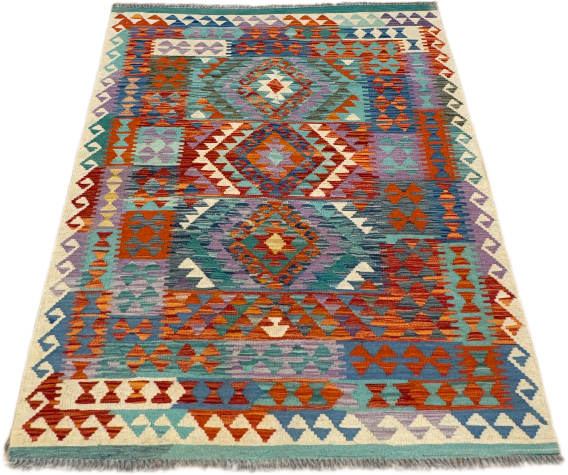 Chobi Kilim Rug - 170 cm x 124 cm