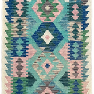 Chobi Kilim Rug - 286 cm x 76 cm