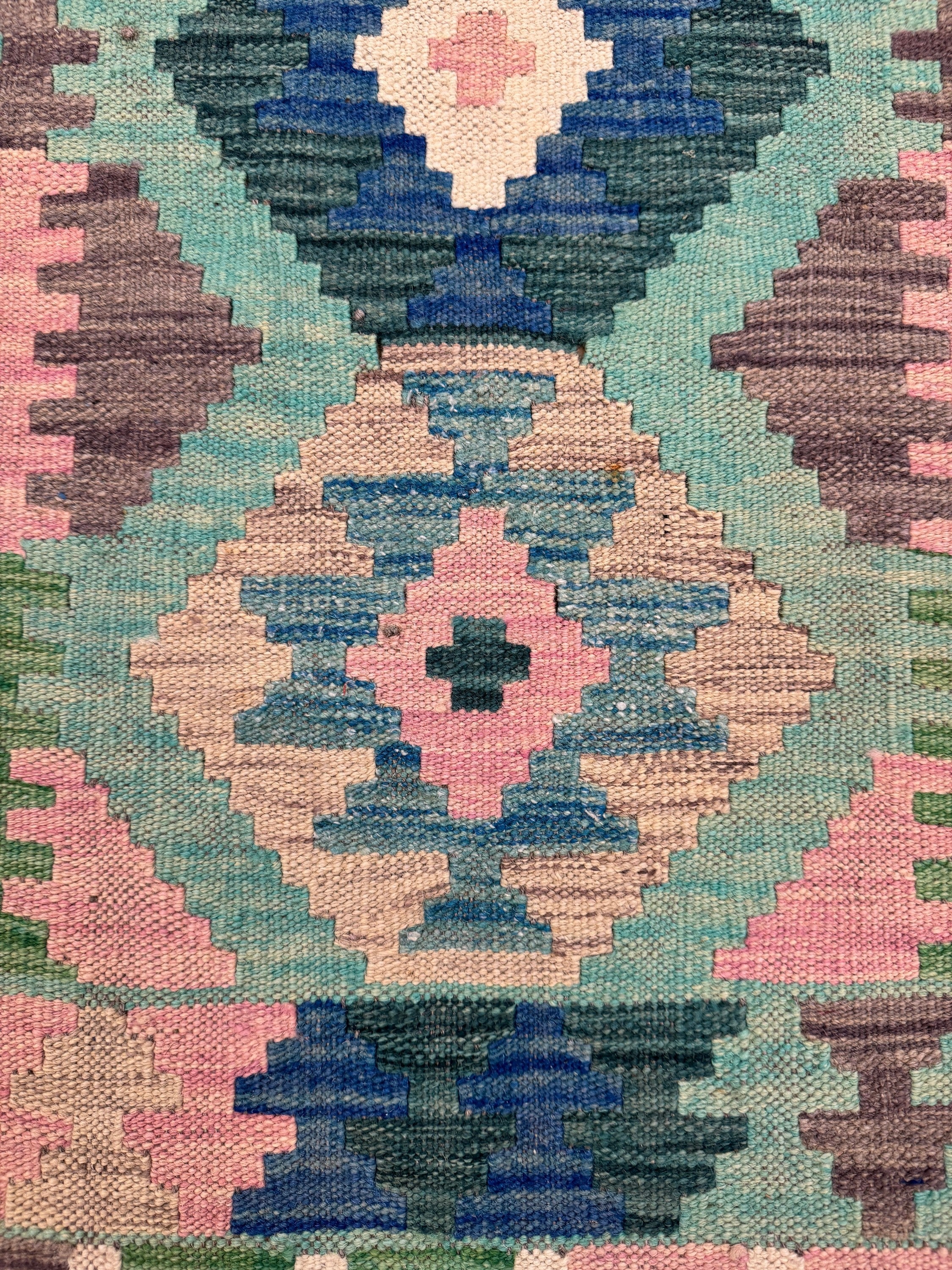 Chobi Kilim Rug - 286 cm x 76 cm