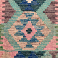 Chobi Kilim Rug - 286 cm x 76 cm