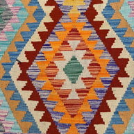 Chobi Kilim Rug - 296 cm x 82 cm