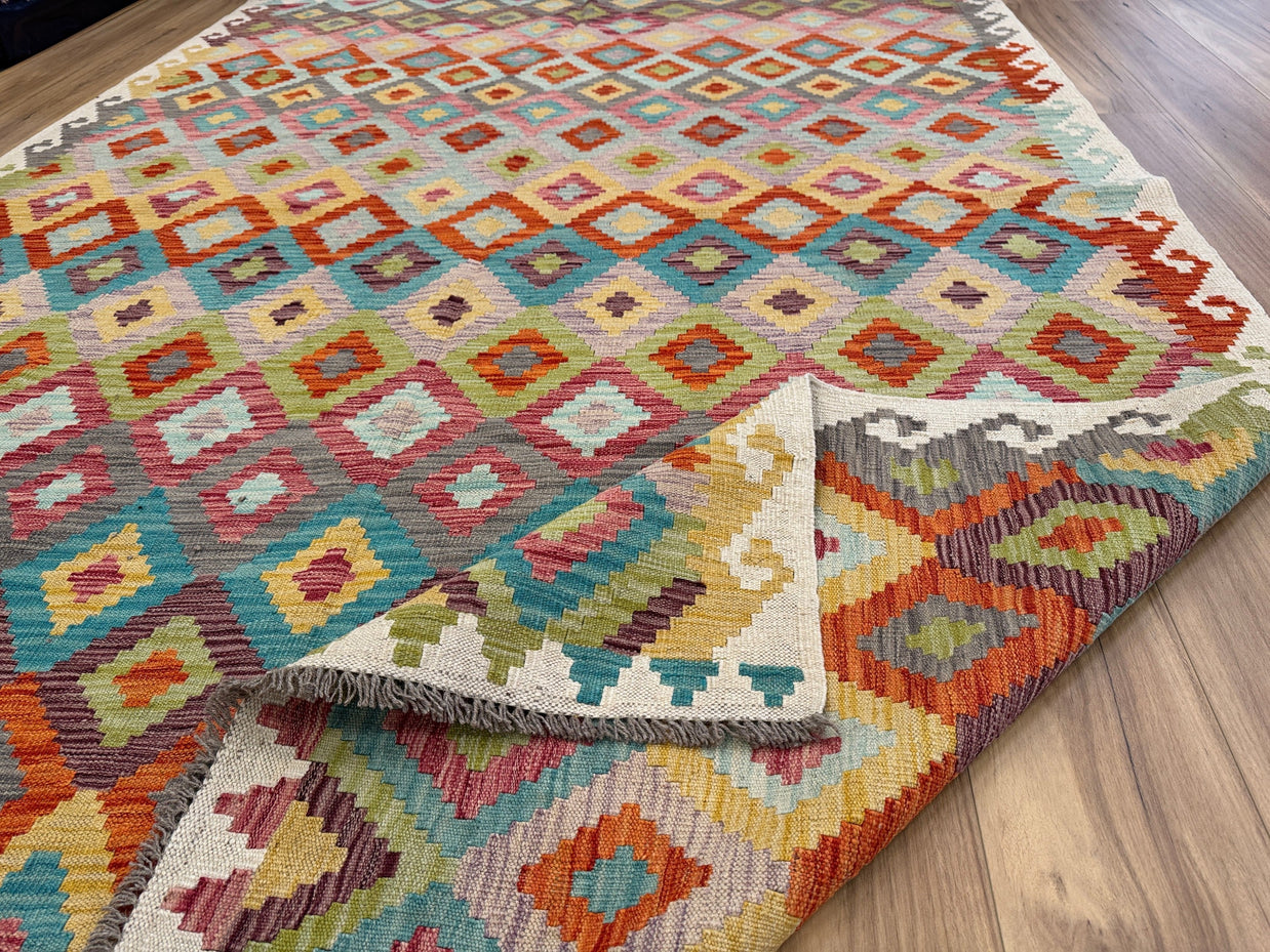 Chobi Kilim Rug - 295 cm x 205 cm