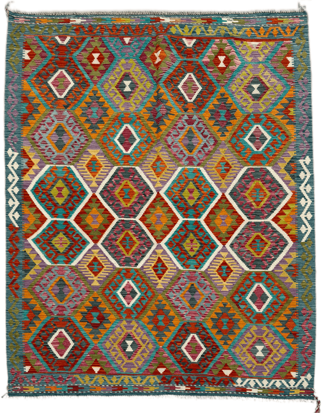 Chobi Kilim Rug - 240 cm x 187 cm
