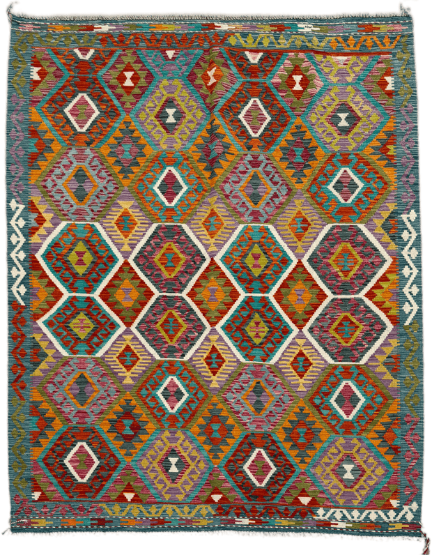 Chobi Kilim Rug - 240 cm x 187 cm