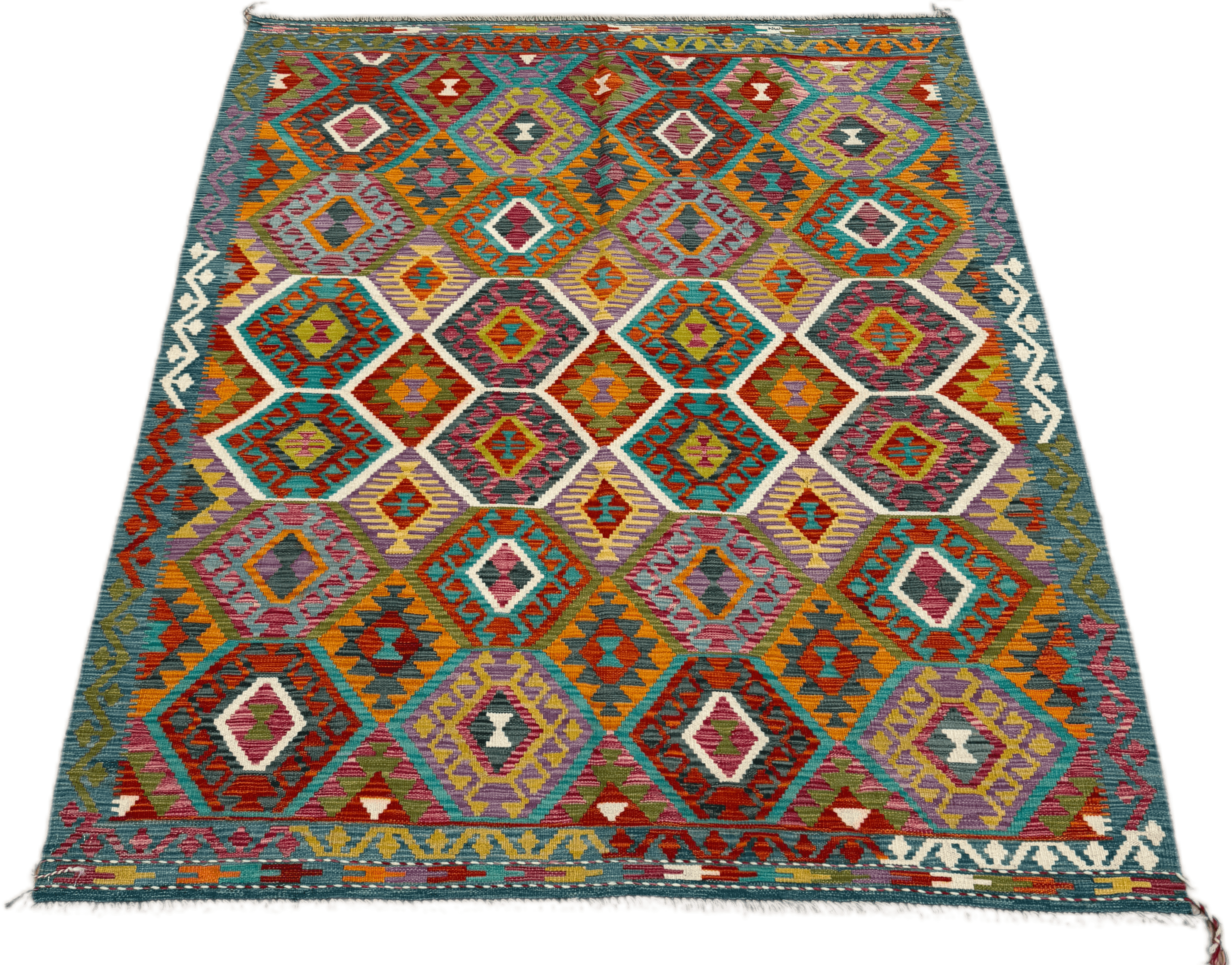 Chobi Kilim Rug - 240 cm x 187 cm