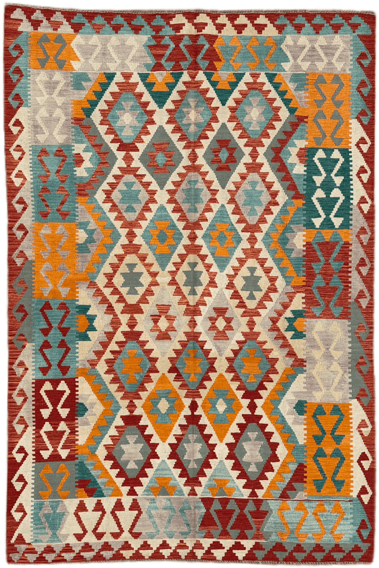 Chobi Kilim Rug - 285 cm x 198 cm