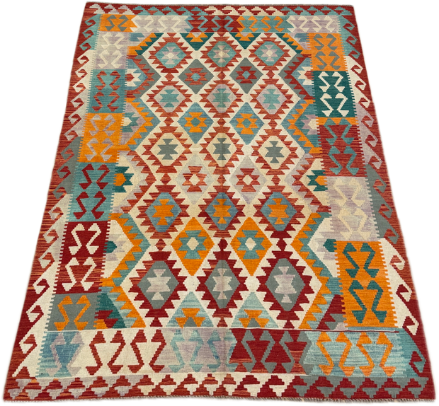 Chobi Kilim Rug - 285 cm x 198 cm
