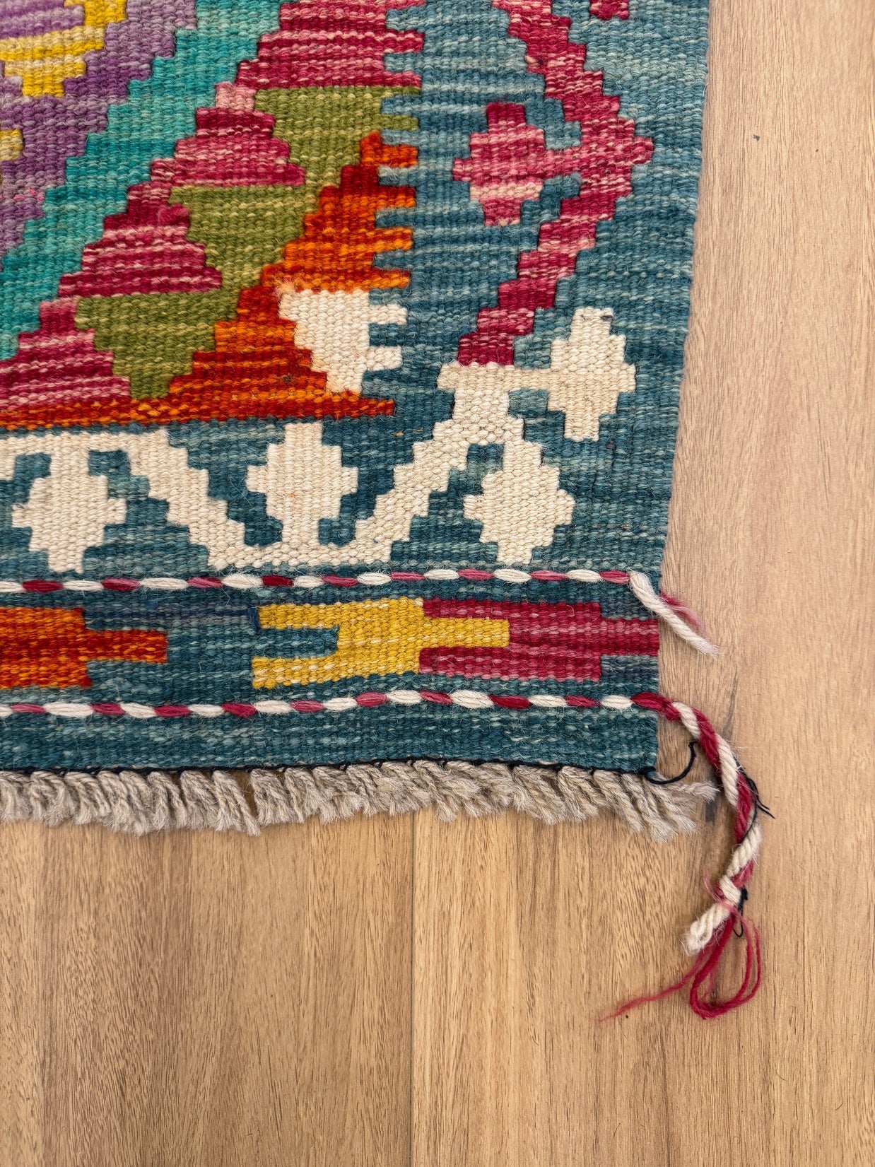 Chobi Kilim Rug - 240 cm x 187 cm