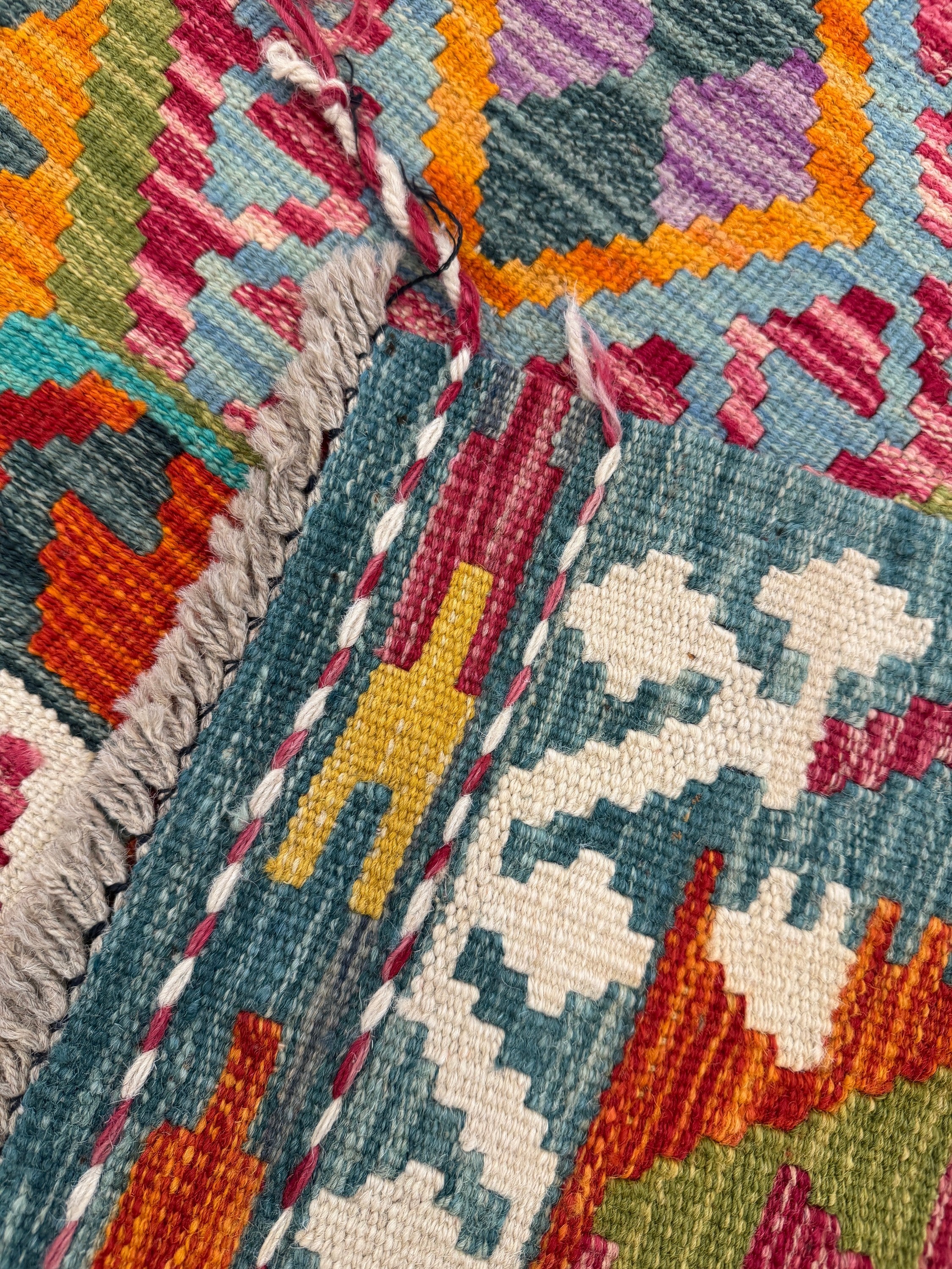 Chobi Kilim Rug - 240 cm x 187 cm