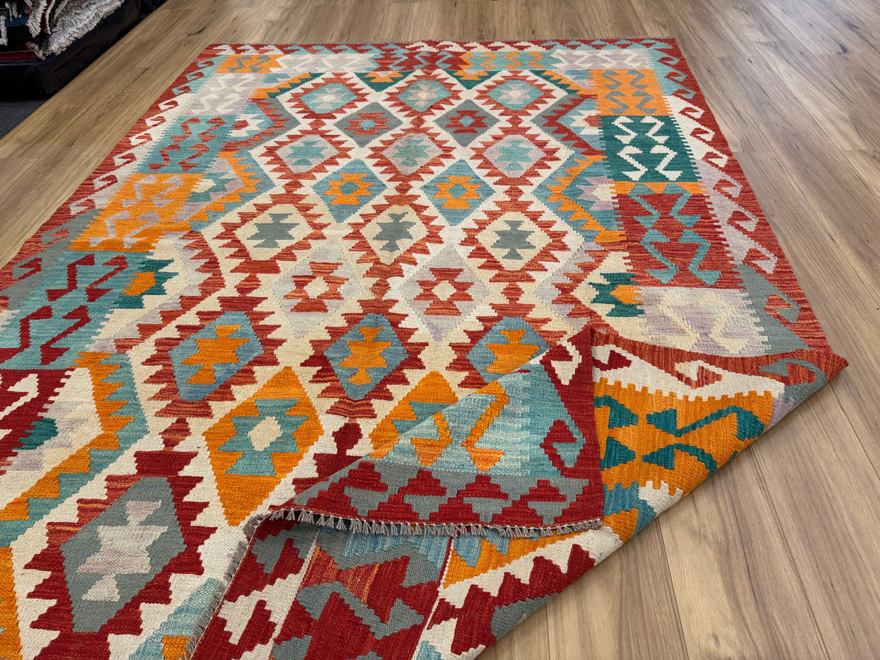 Chobi Kilim Rug - 285 cm x 198 cm