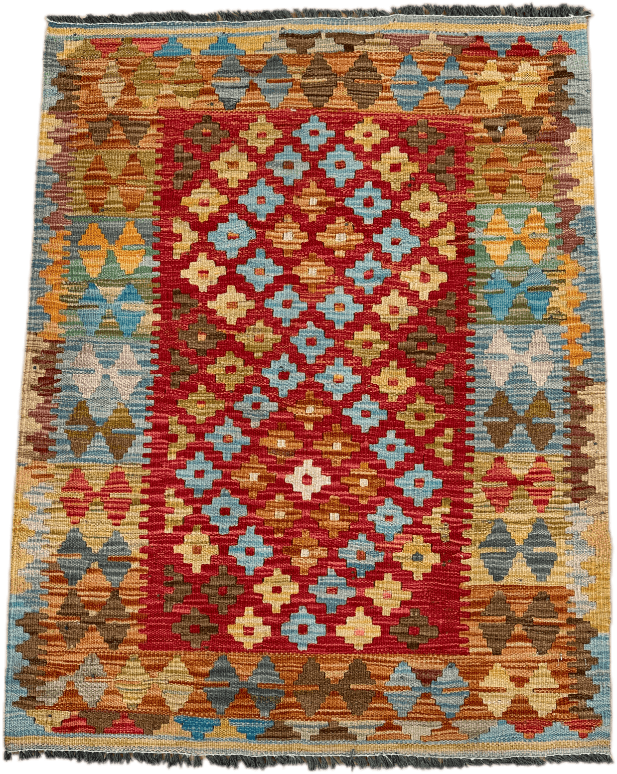 Chobi Kilim Rug - 105 cm x 82 cm