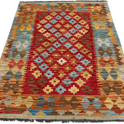 Chobi Kilim Rug - 105 cm x 82 cm