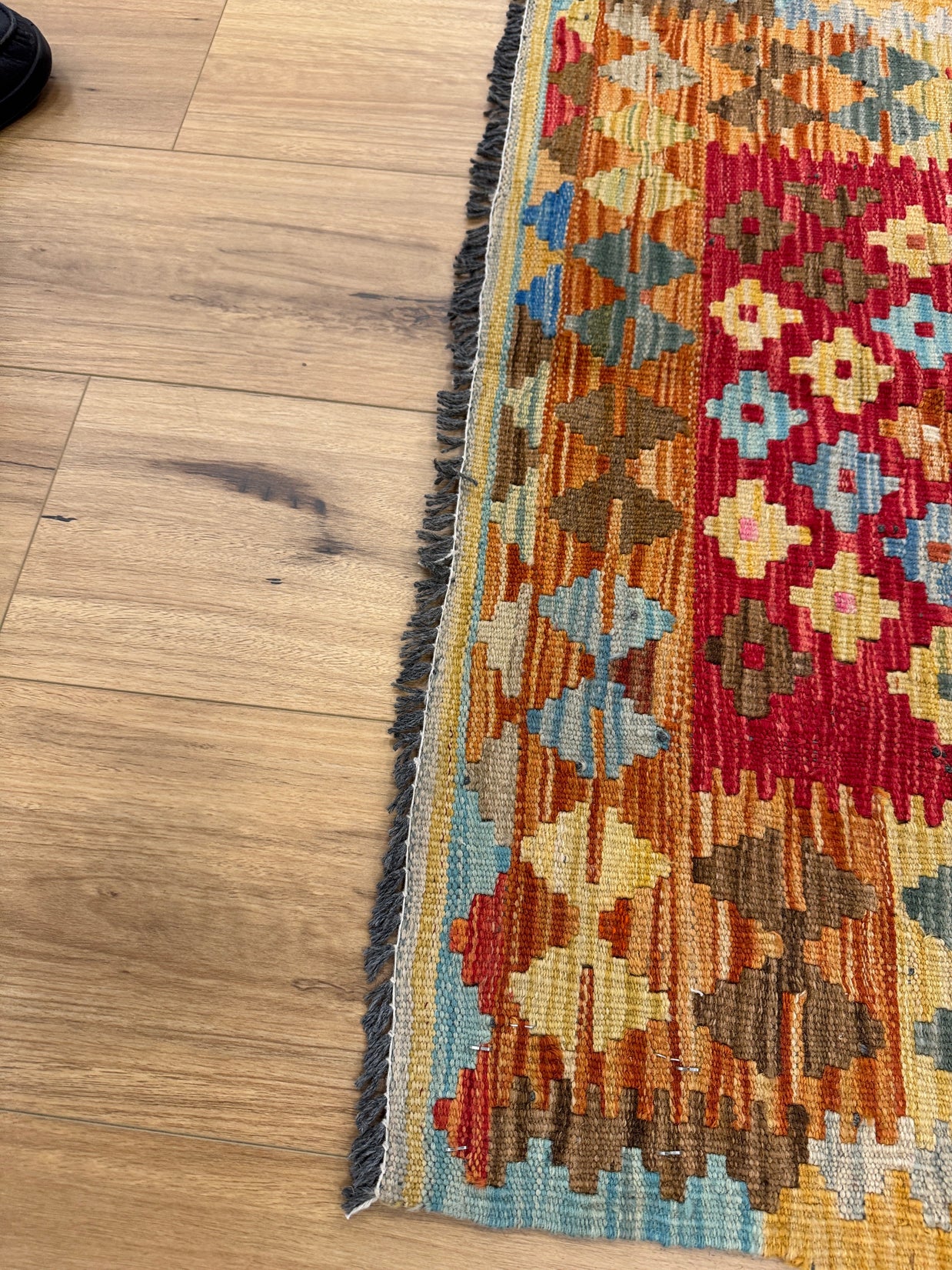 Chobi Kilim Rug - 105 cm x 82 cm