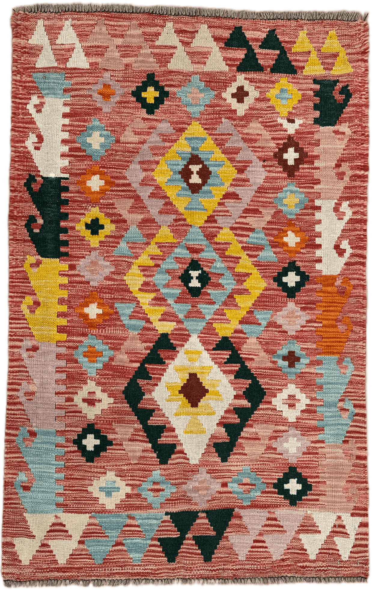 Chobi Kilim Rug - 125 cm x 77 cm