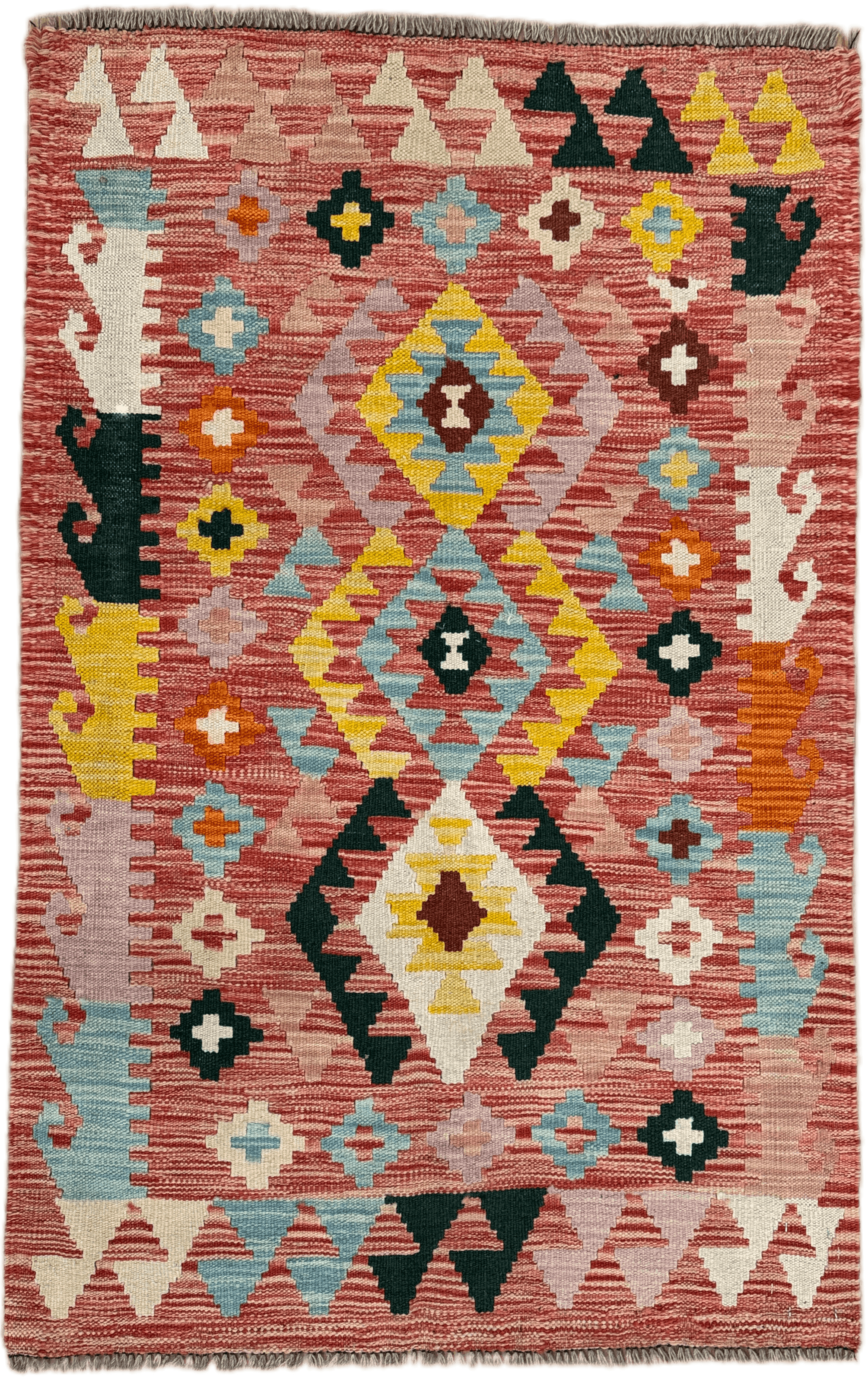 Chobi Kilim Rug - 125 cm x 77 cm