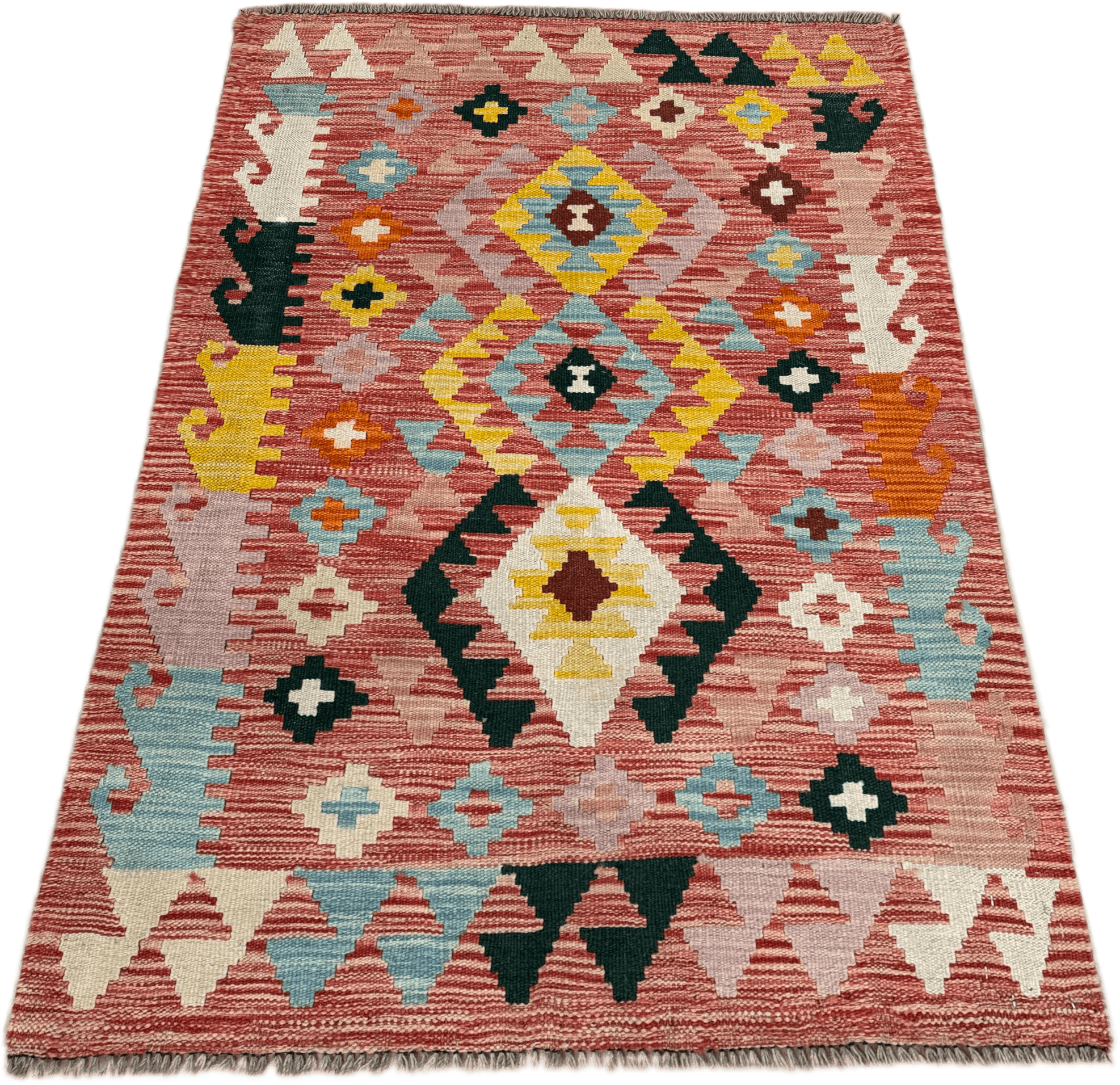 Chobi Kilim Rug - 125 cm x 77 cm